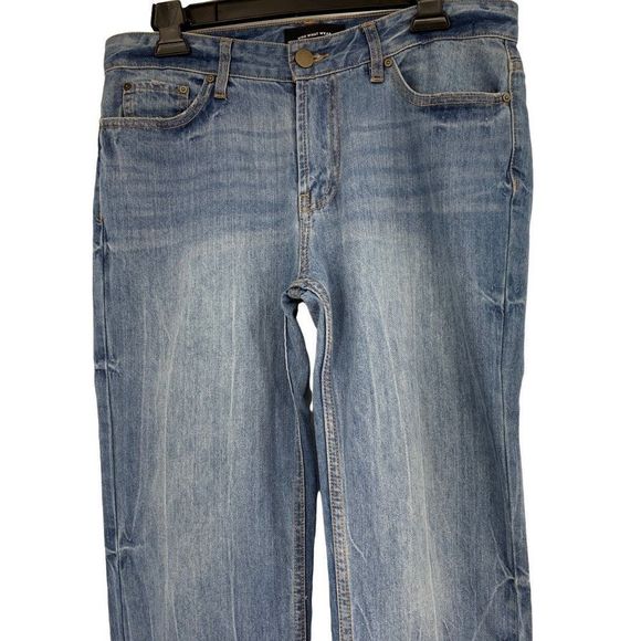 Women’s Who What Where Target Boyfriend Cuffed Crop Jeans Size 2 1804 - Picture 2 of 6